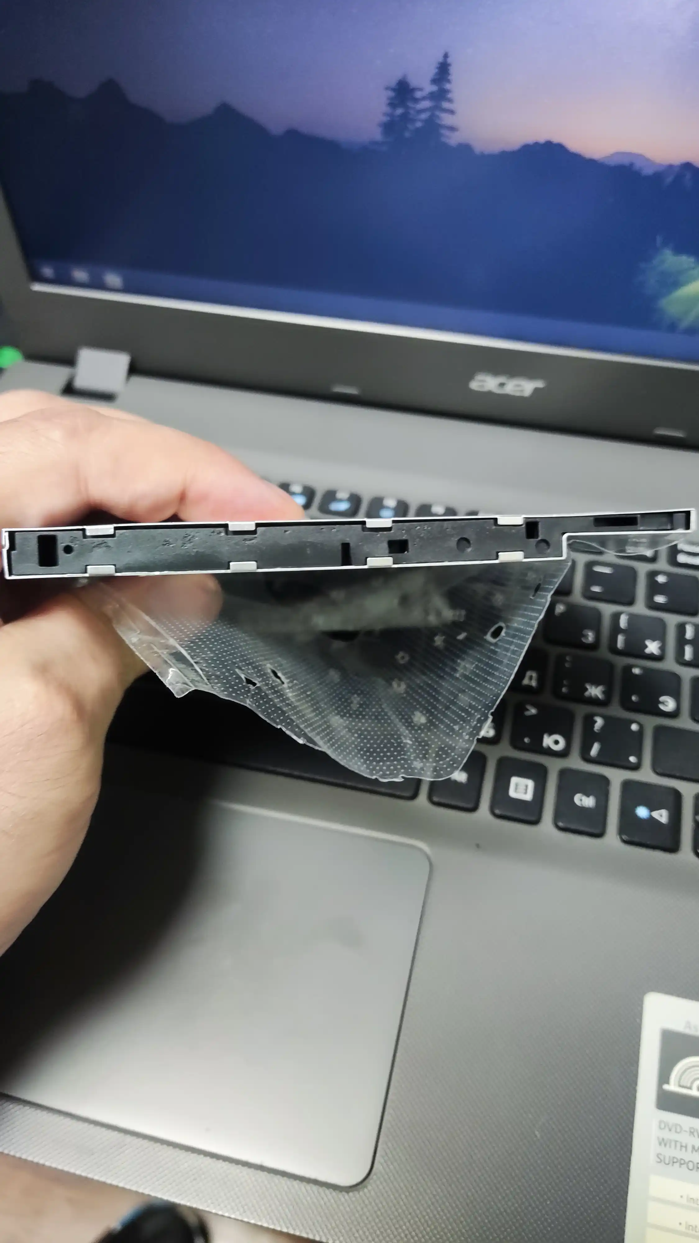 Универсальный HDD Caddy 2.5 для установки в ноутбук и жесткий диск, 9.5-12.7 мм