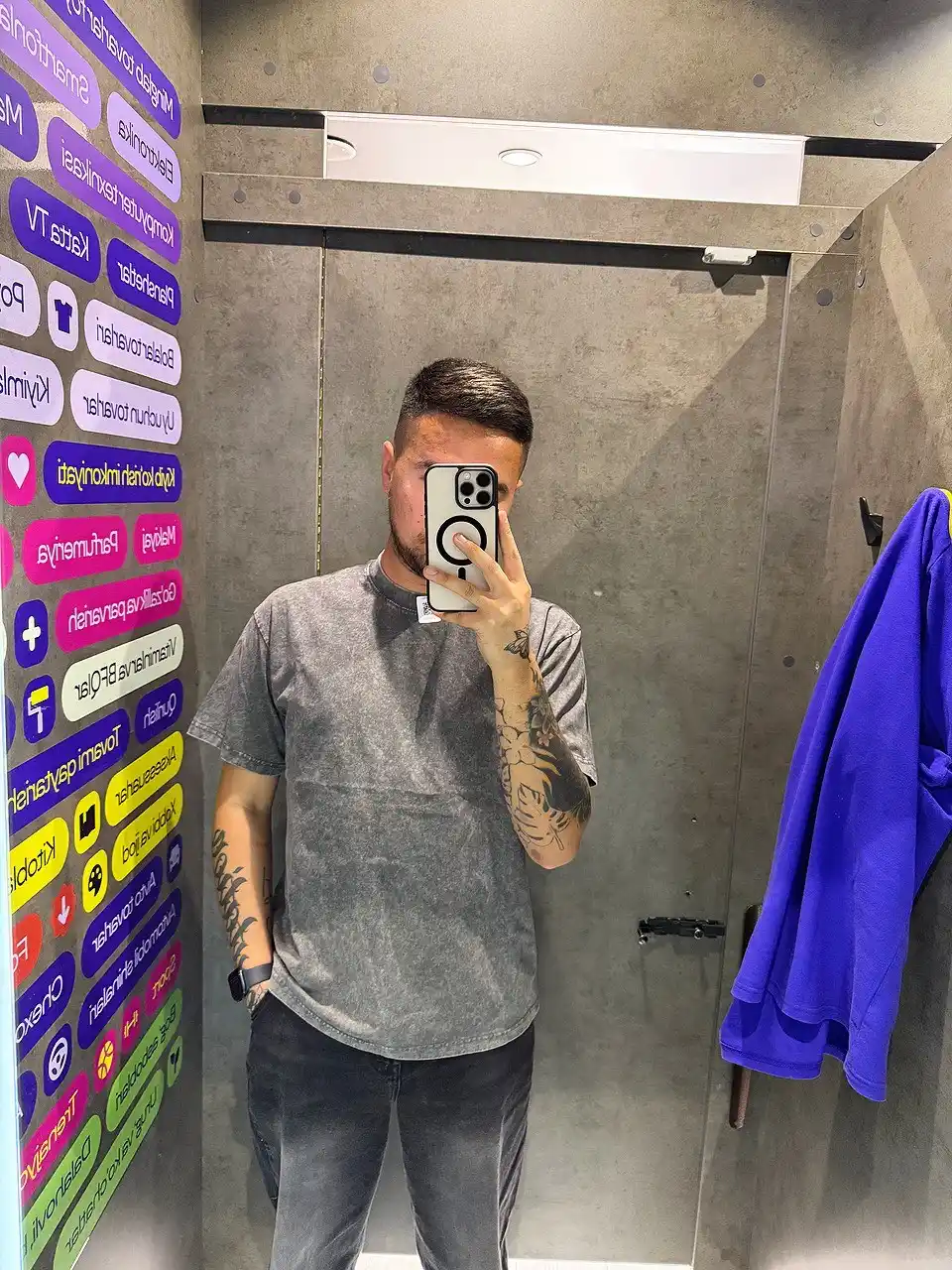 Oversize futbolka uniseks, 100% paxta ko'cha uslubi