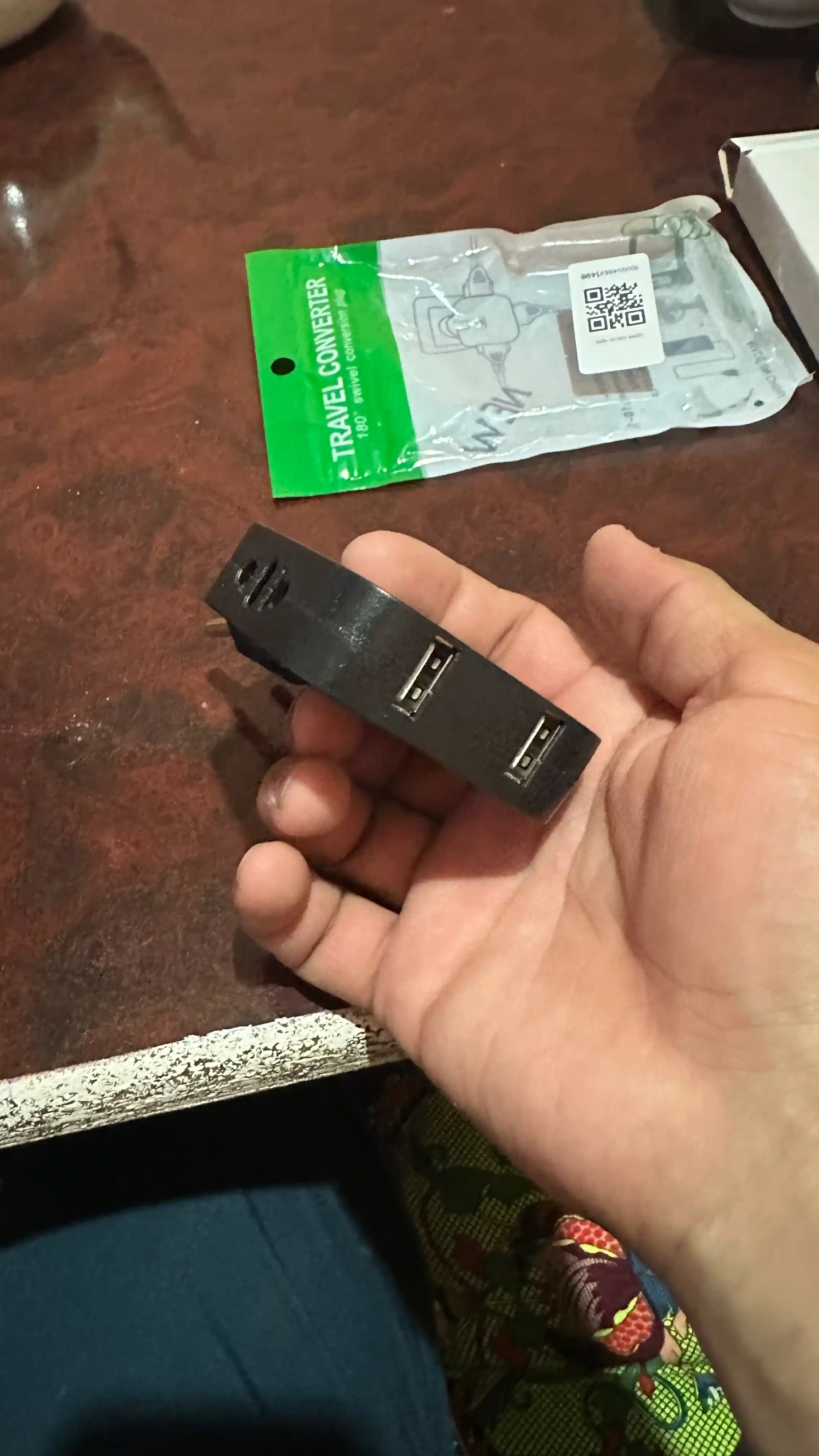 Тройник для розетки плоский, с USB поворотный сетевой фильтр на 180 градусов, адаптер