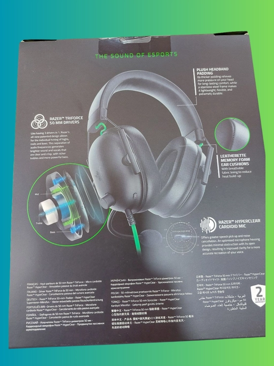 Игровая гарнитура Razer BlackShark V2 X –  звук 7.1