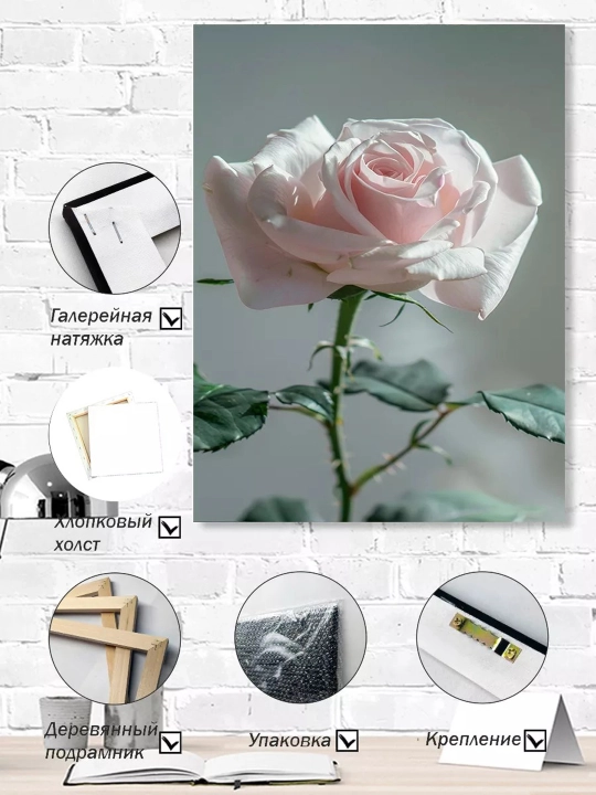 Interyer rasm ARTERY, holstga bosilgan kartina, yog‘och podramnikli poster, 40×50 sm