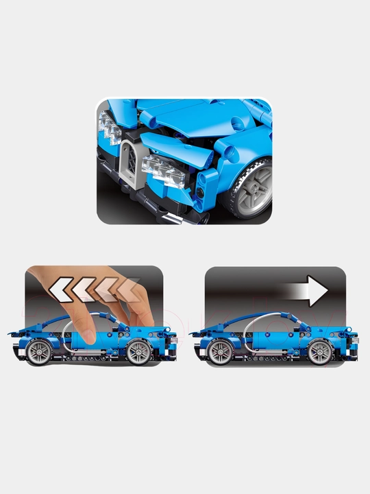 Blok konstruktor mashinasi, mototsikl,bolalar konstruktori, Lego Technic bilan mos keladi