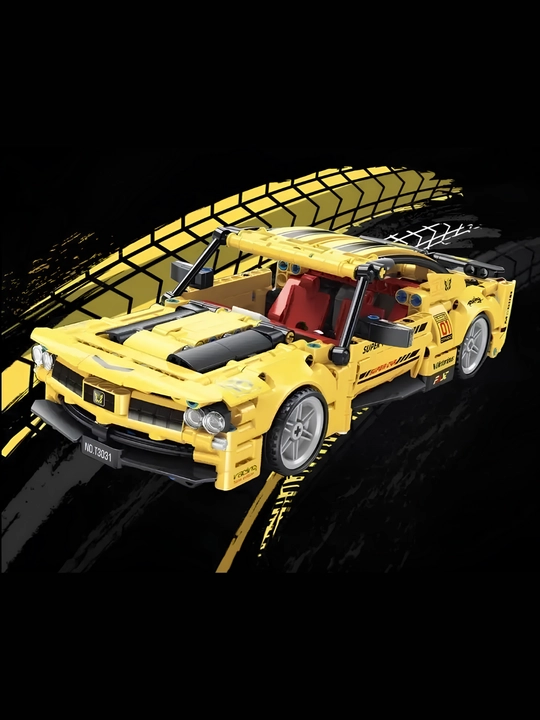 Blok konstruktor mashinasi, mototsikl,bolalar konstruktori, Lego Technic bilan mos keladi