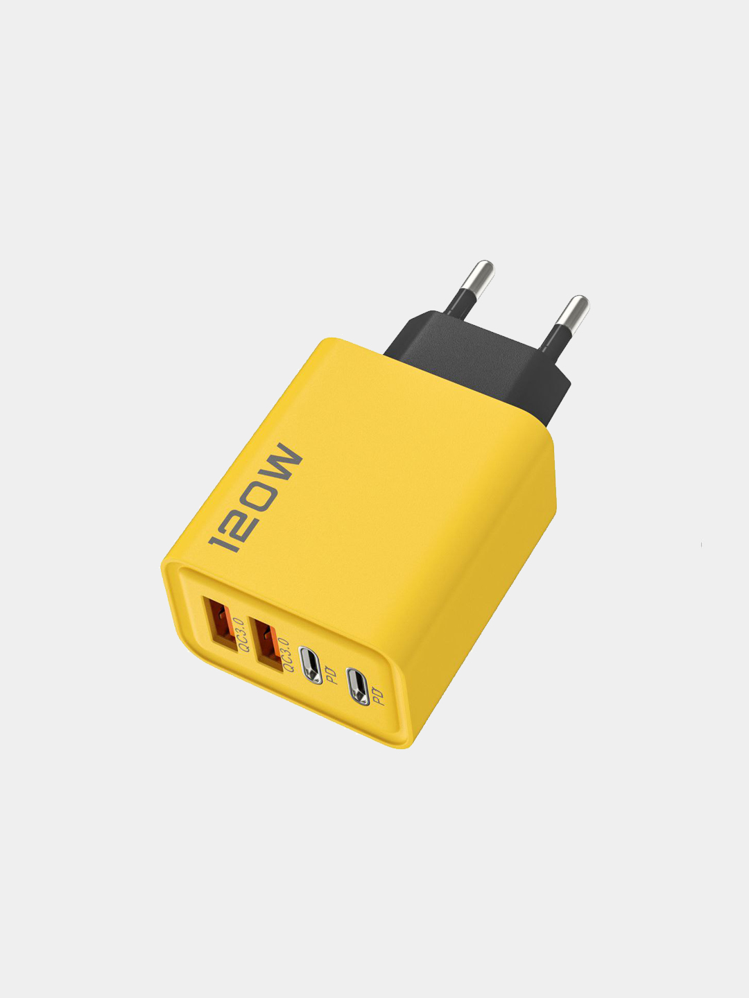 Зарядное устройство APD 120Вт 2Usb 2type-c 220в евровилка