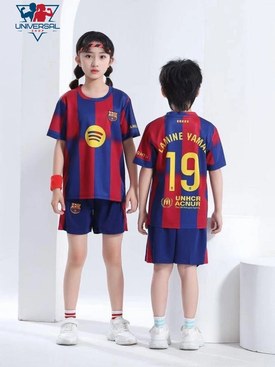 Bolalar uchun futbol formasi, 2025-26 mavsum Husanov, Ronaldo, Mbappe, Messi, Yamal, Salah - 