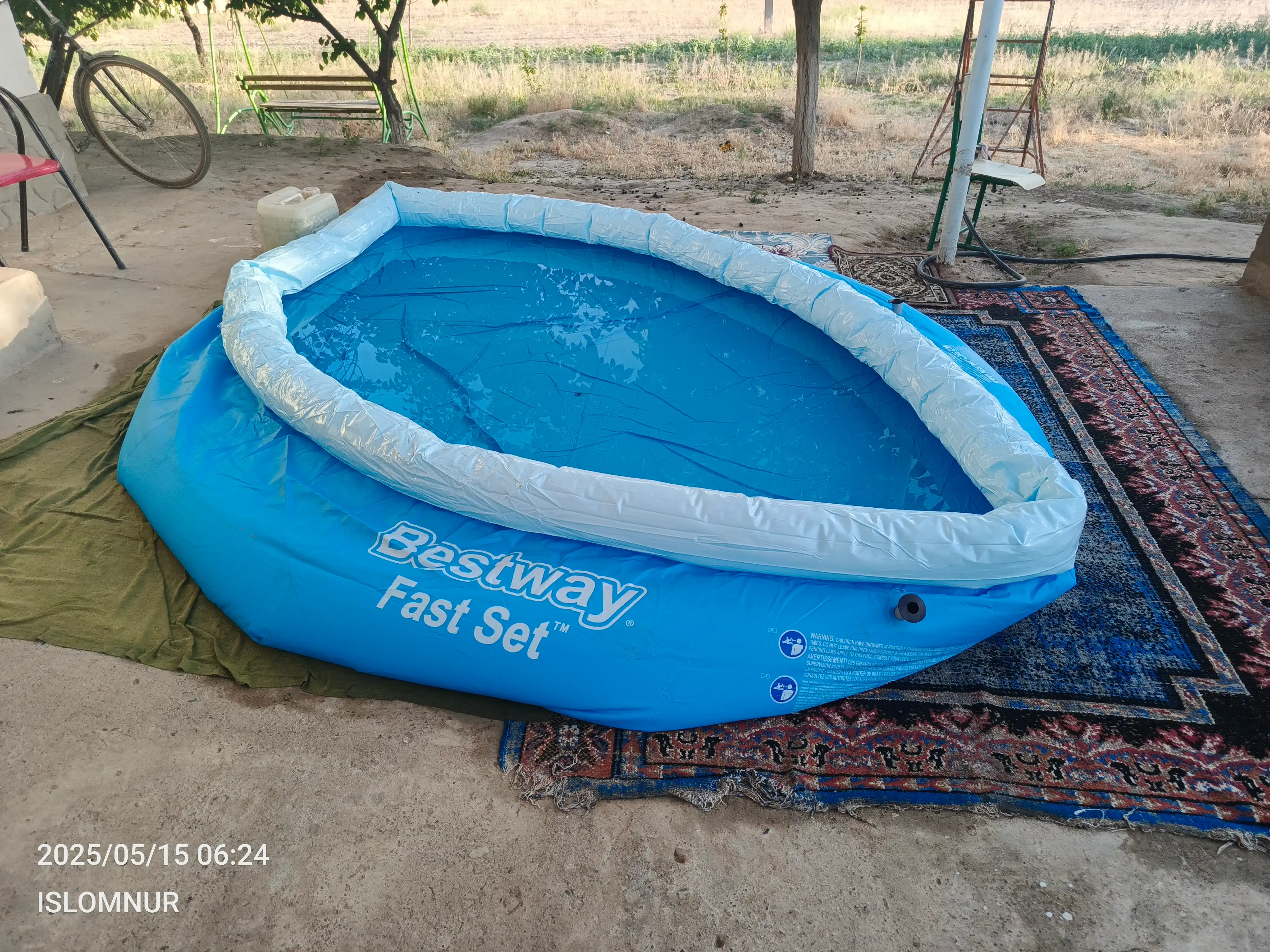 Надувной бассейн Bestway Fast Set, 940-5377 л, для детей и взрослых