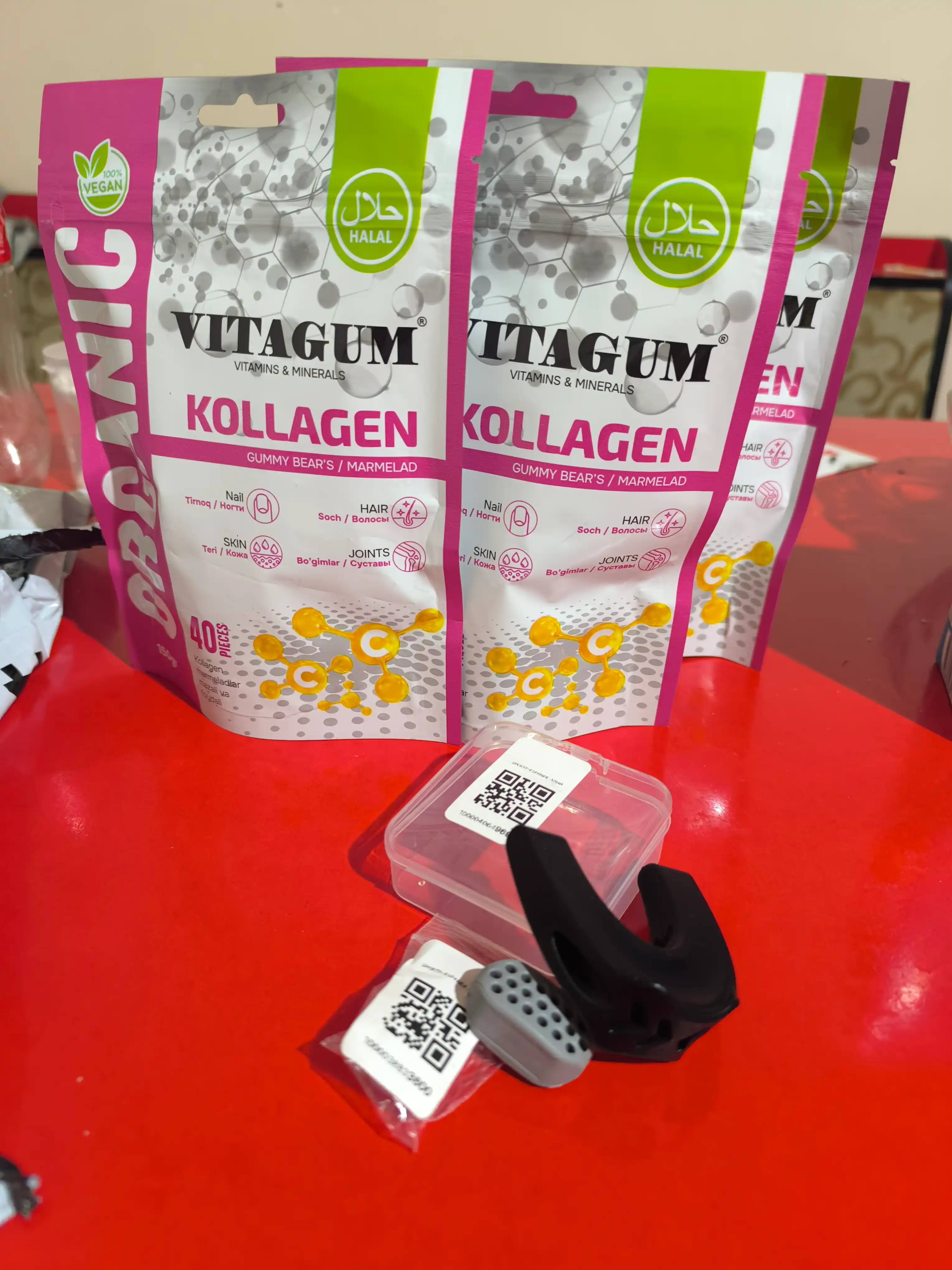 Vitagum Organic Kollagen, marmelad Halol