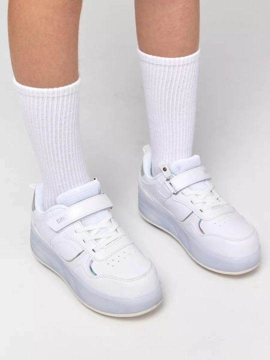 Кроссовки с роликами и подсветкой, детские, размер 29-38