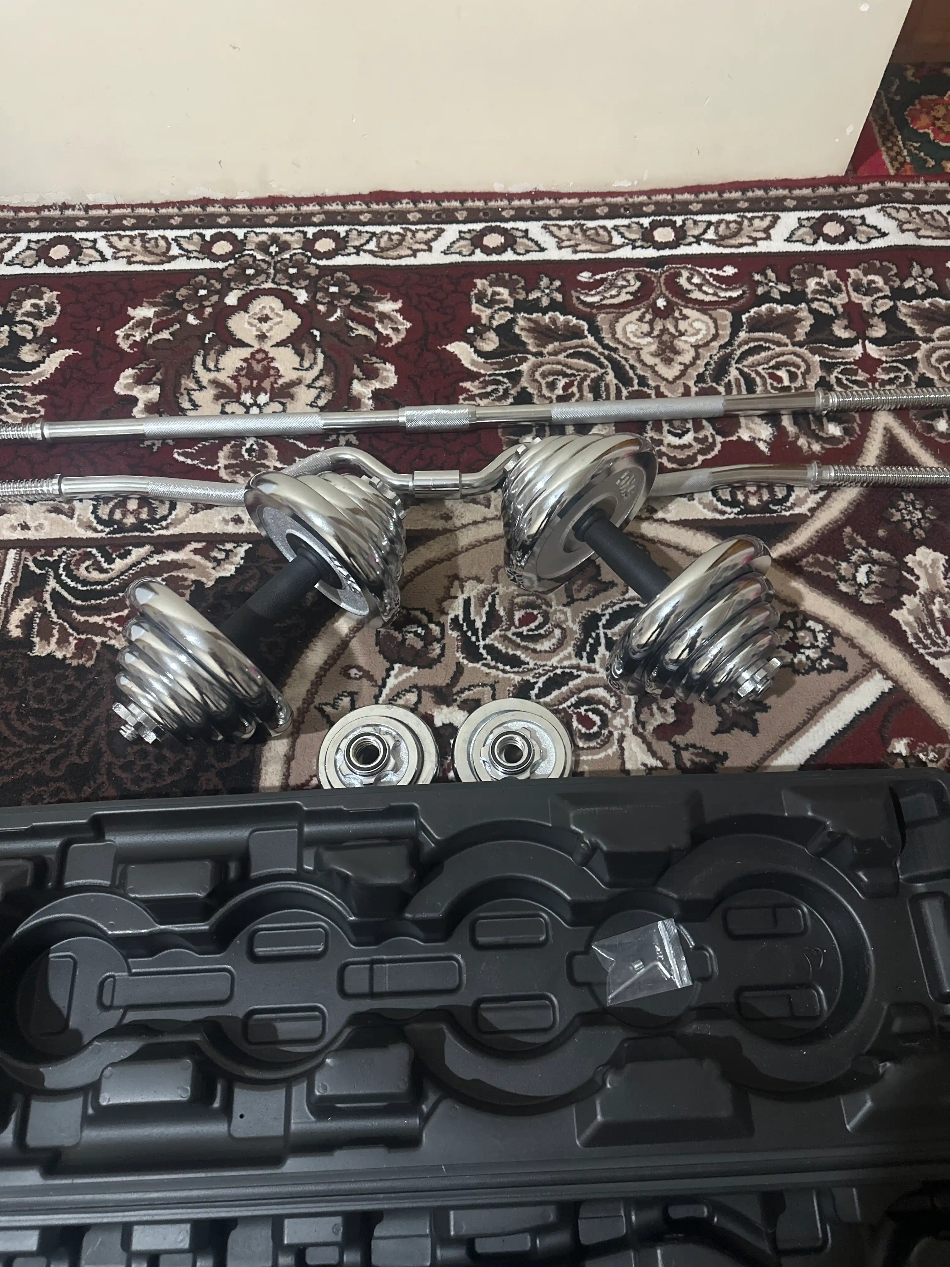 Gantellar va shtangalar to‘plami 6 tasi 1 da, YORK SP-Sport, 55 kg gacha
