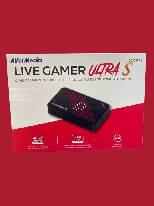 AVerMedia Live Gamer Ultra S GC553Pro – карта видеозахвата 4K HDR/VRR, 60 FPS