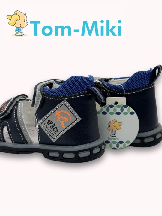 Кожаные сандалии для мальчика TOM.M, анатомические, размеры 17-23