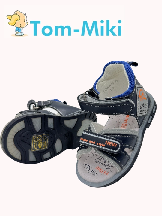 Кожаные сандалии для мальчика TOM.M, анатомические, размеры 17-23