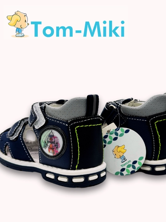 Кожаные сандалии для мальчика TOM.M, анатомические, размеры 17-23