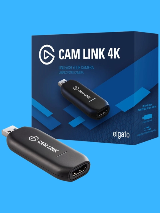 Elgato Cam Link 4K — HDMI-адаптер для стриминга - карта видеозахвата