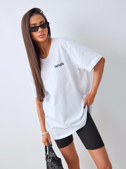 Футболка оверсайз с надписью (OVERSIZE) T-Sod