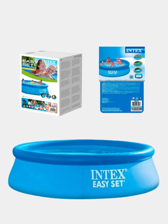 Puflanadigan basseyn Intex Easy Set, tanlovga 886-3853 litr hajmli, butun oila uchun