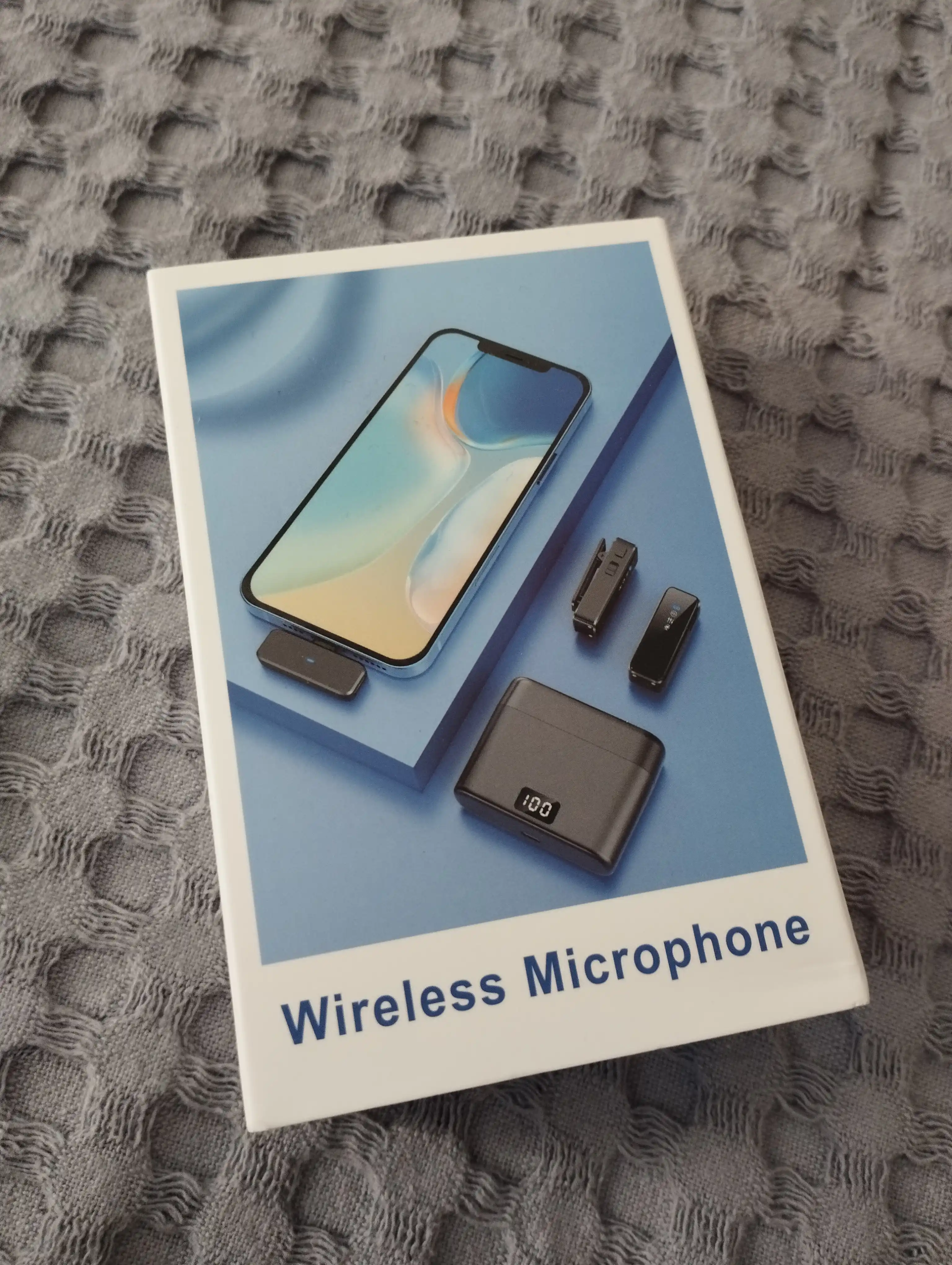 Simsiz telefon mikrofoni, shovqinni bosuvchi, iPhone va Android uchun, petlichka