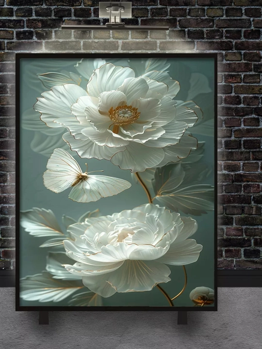 Interyer rasm ARTERY, holstga bosilgan kartina, yog‘och podramnikli poster, 40×50 sm - 