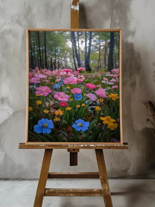 Картина интерьерная на стену ARTERY, печать на холсте, постер на подрамнике, 40х50 см