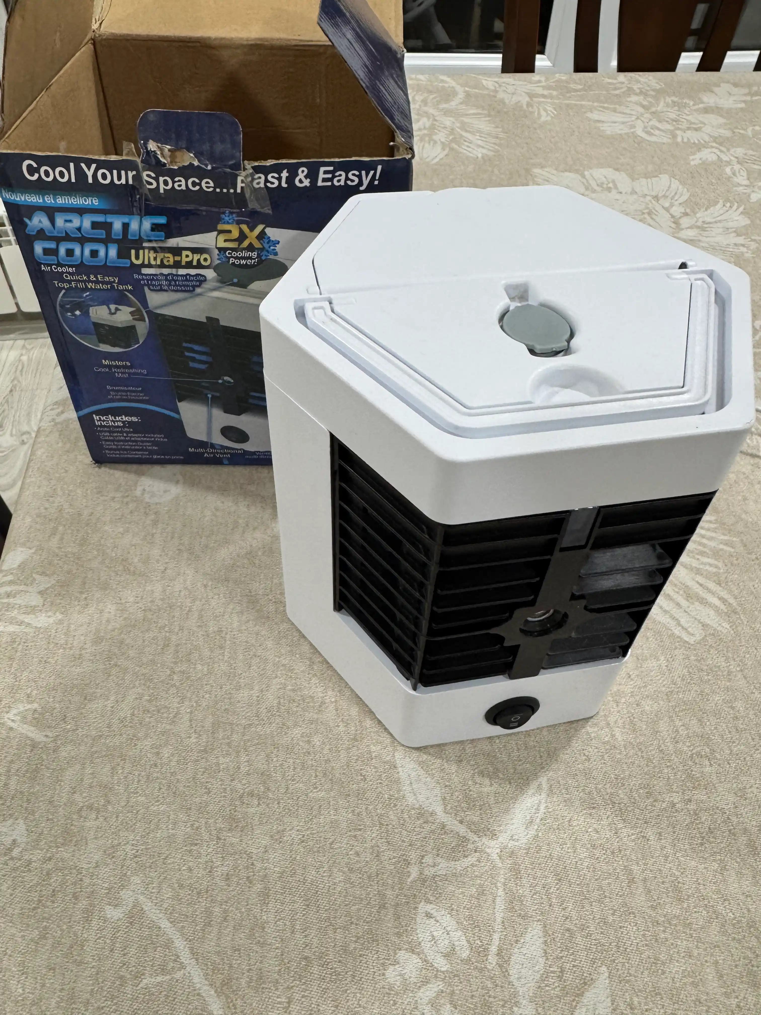 Portativ namlagich va sovutgich Arctic Air, 3 tasi 1 da, mini konditsioner