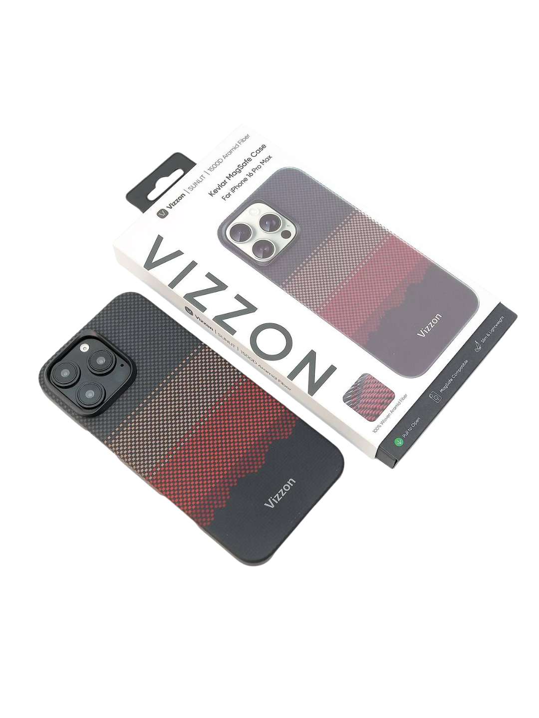 IPhone 16 Pro Max / 16 Pro uchun g'ilof, VIZZON - 