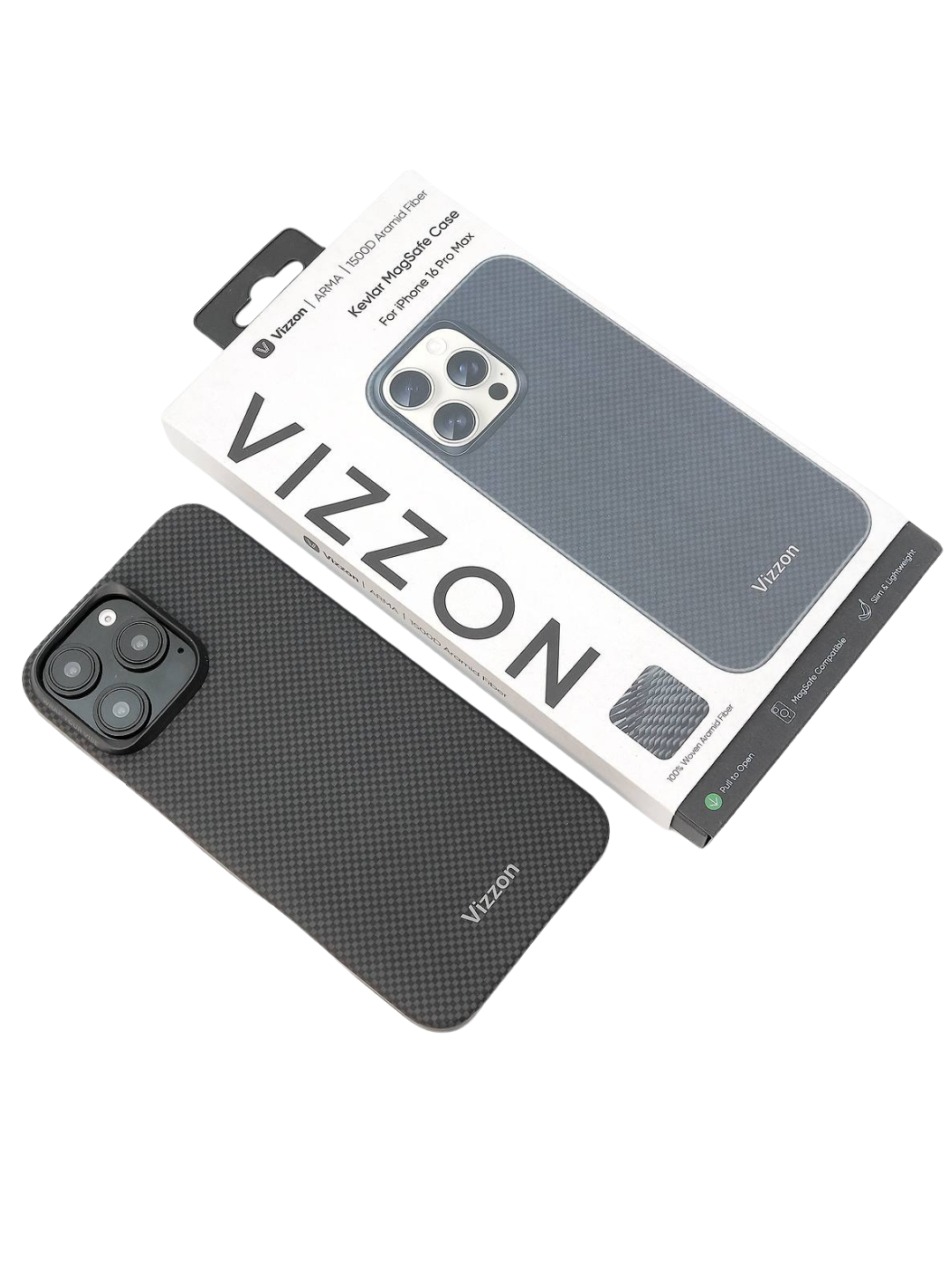 IPhone 16 Pro Max / 16 Pro uchun g'ilof, VIZZON - 