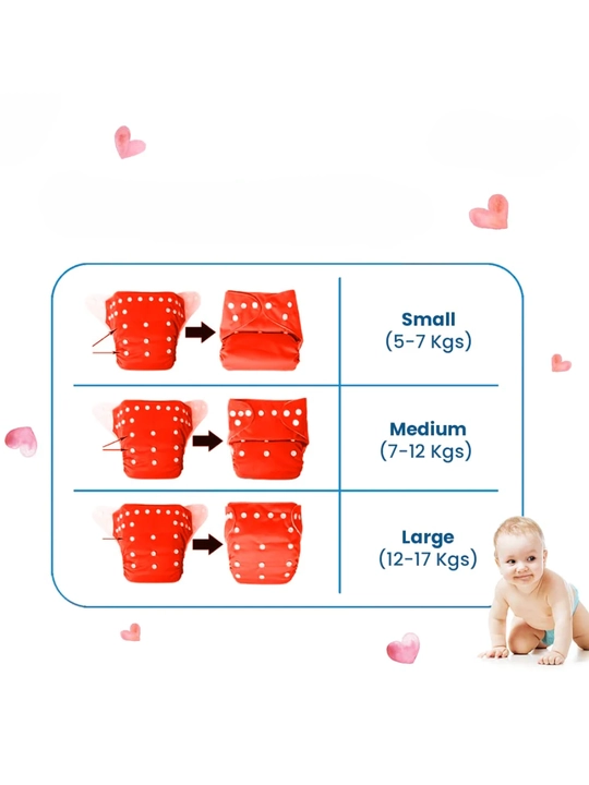 Ko'p martalik trusik tagliklar, pamperslar, qayta yuvib ishlatish mumkin bolgan