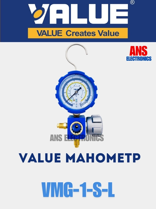 Yagona valfli o'lchash manometr VALUE VMG-1-S-L - 
