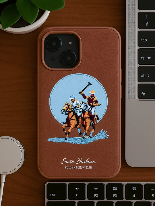 Чехол Santa Barbara Polo & Racquet, для iPhone 11/12/13/14/15/16/16e/Plus/Pro/Pro Max - 