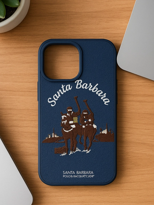 Чехол Santa Barbara Polo & Racquet, для iPhone 11/12/13/14/15/16/16e/Plus/Pro/Pro Max - 