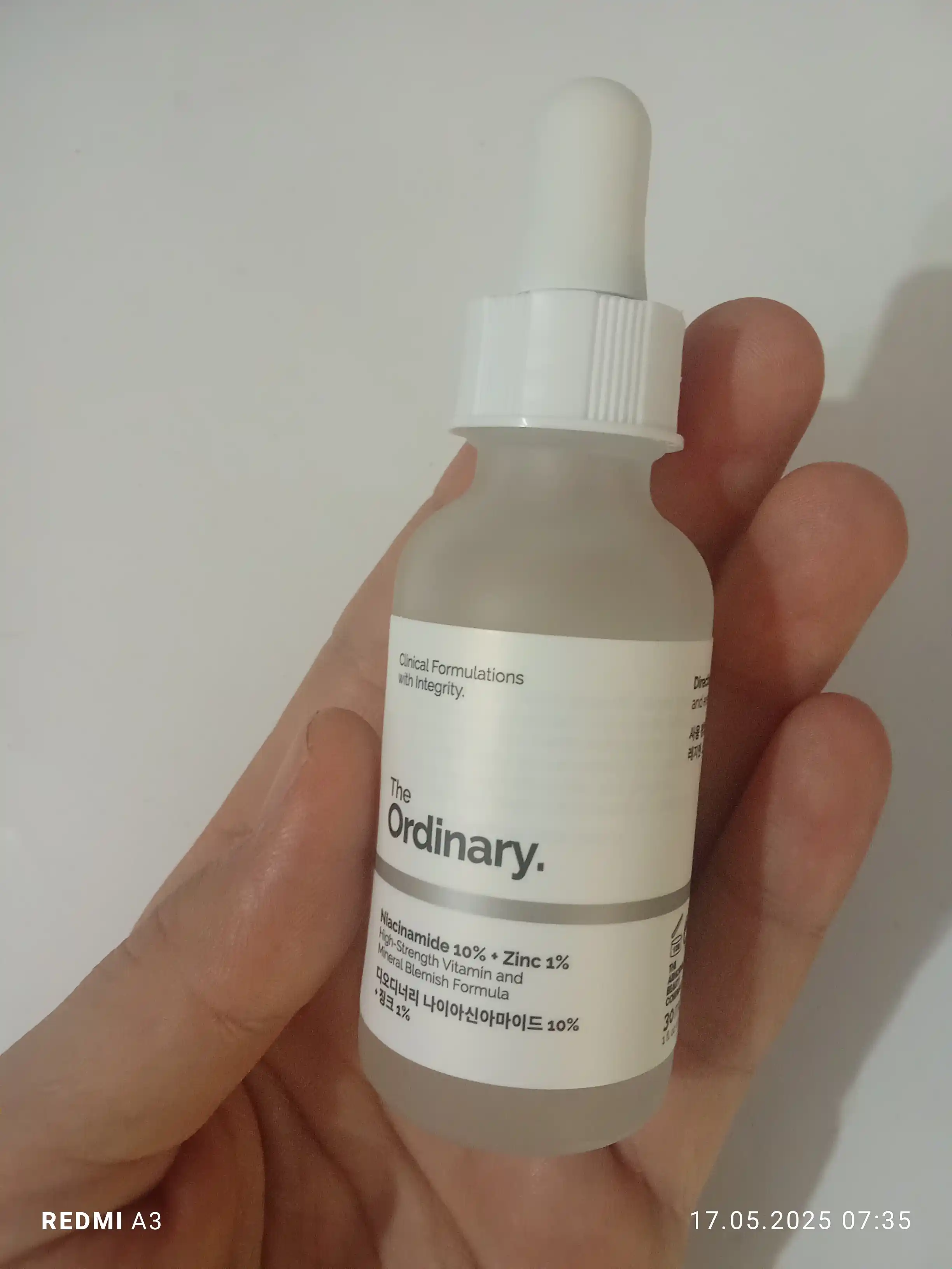 Сыворотка для лица с ниацинамидом и цинком The Ordinary Niacinamide 10% + Zinc 1%, 30 мл