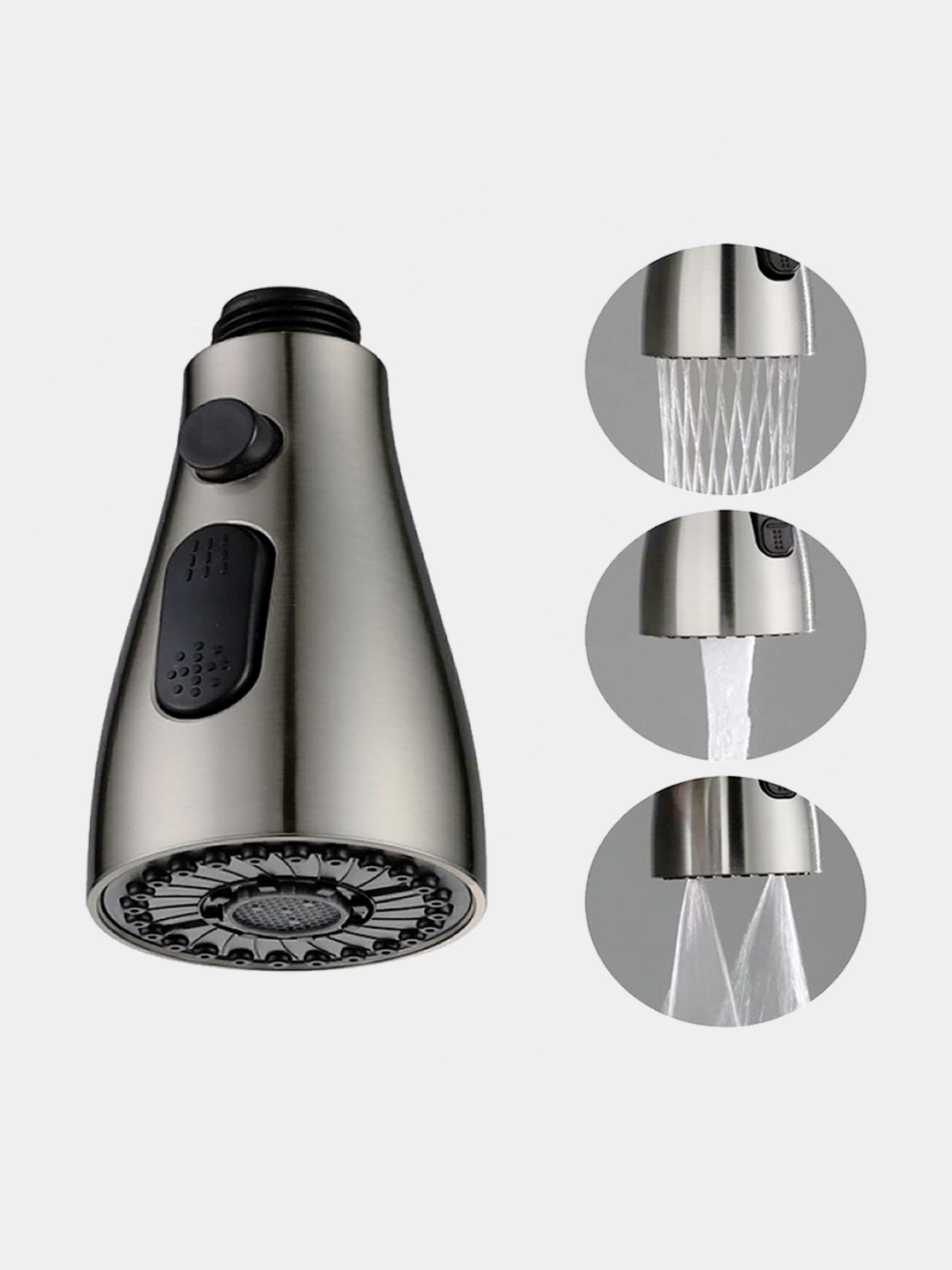 Aerator aralashgich uchun uchta funktsiyaga ega - 
