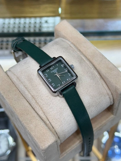 Женские наручные часы Tissot, кварцевый механизм для вас и ваших близких — NEWATCH-TISSOT2-ЗЕЛЕН