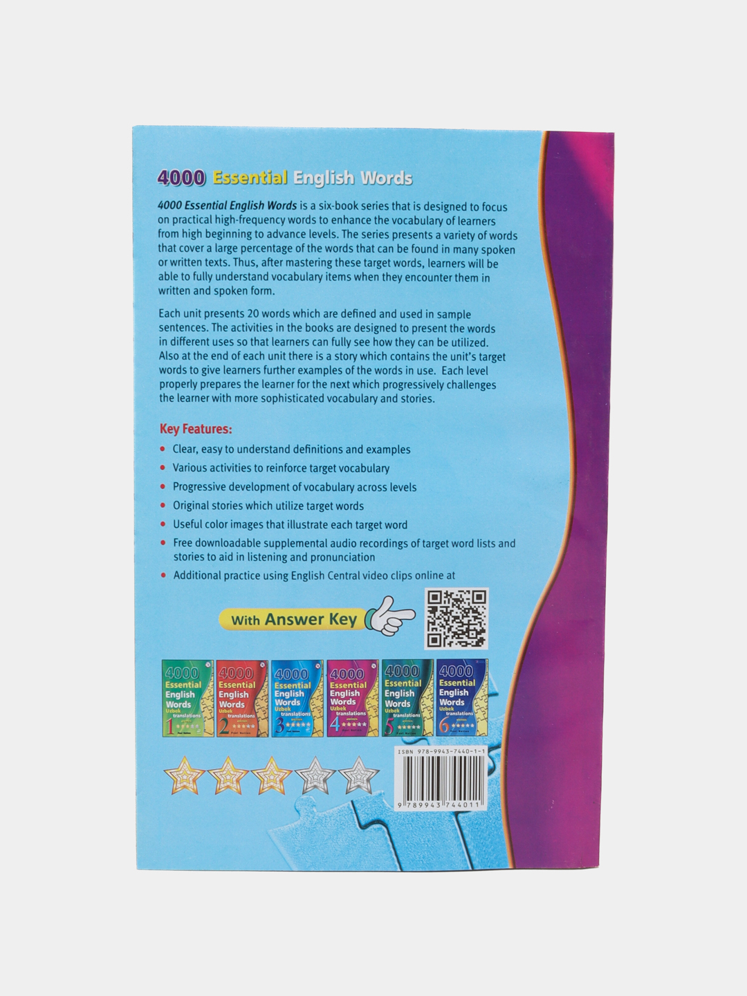 4000 essential english words 1, 2, 3, 4, 5, 6 Uzbek translations