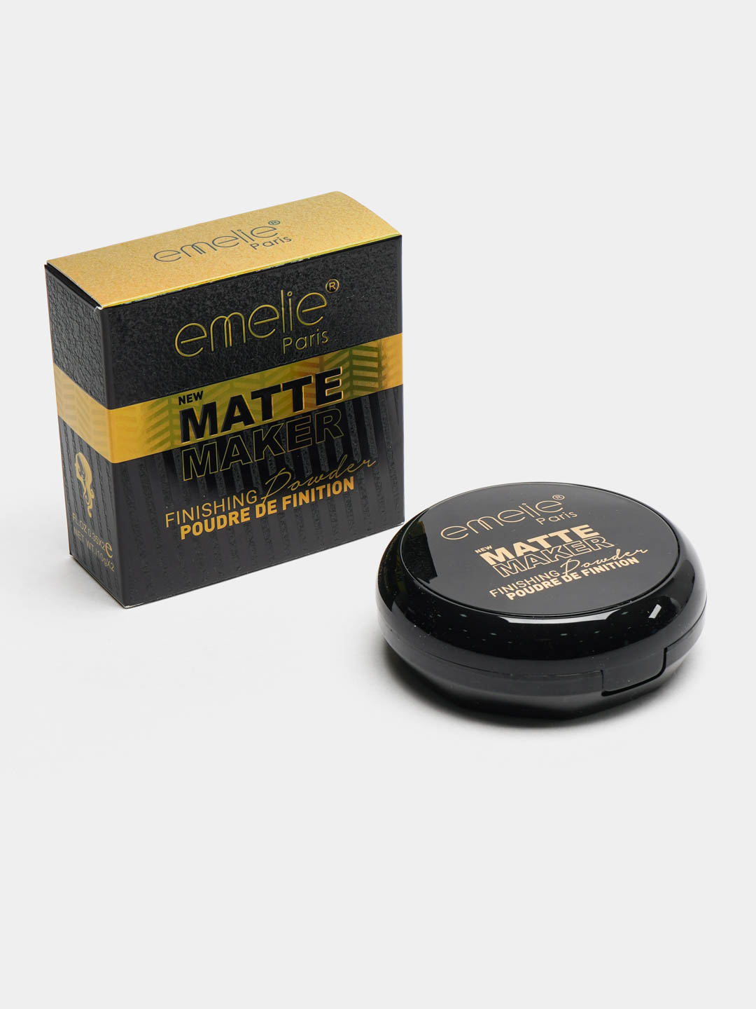 Пудра для лица Emelie BB/HD компактная Matte Powder, SPF, матовая, стойкая - 