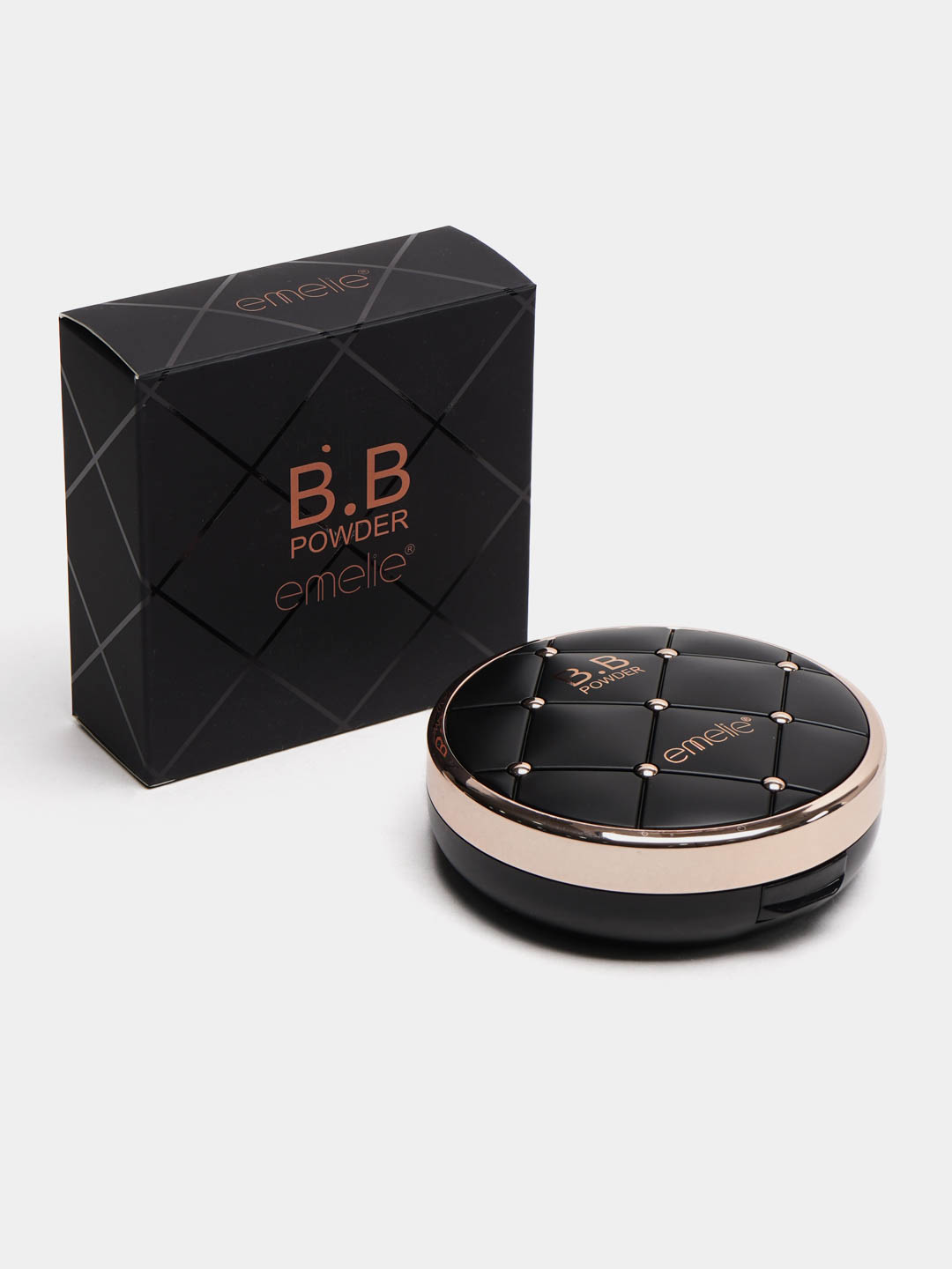 Пудра для лица Emelie BB/HD компактная Matte Powder, SPF, матовая, стойкая - 
