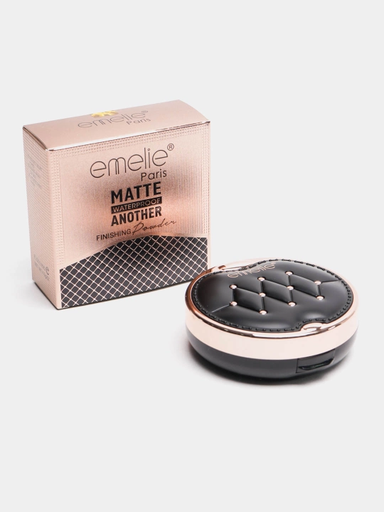 Пудра для лица Emelie BB/HD компактная Matte Powder, SPF, матовая, стойкая - 