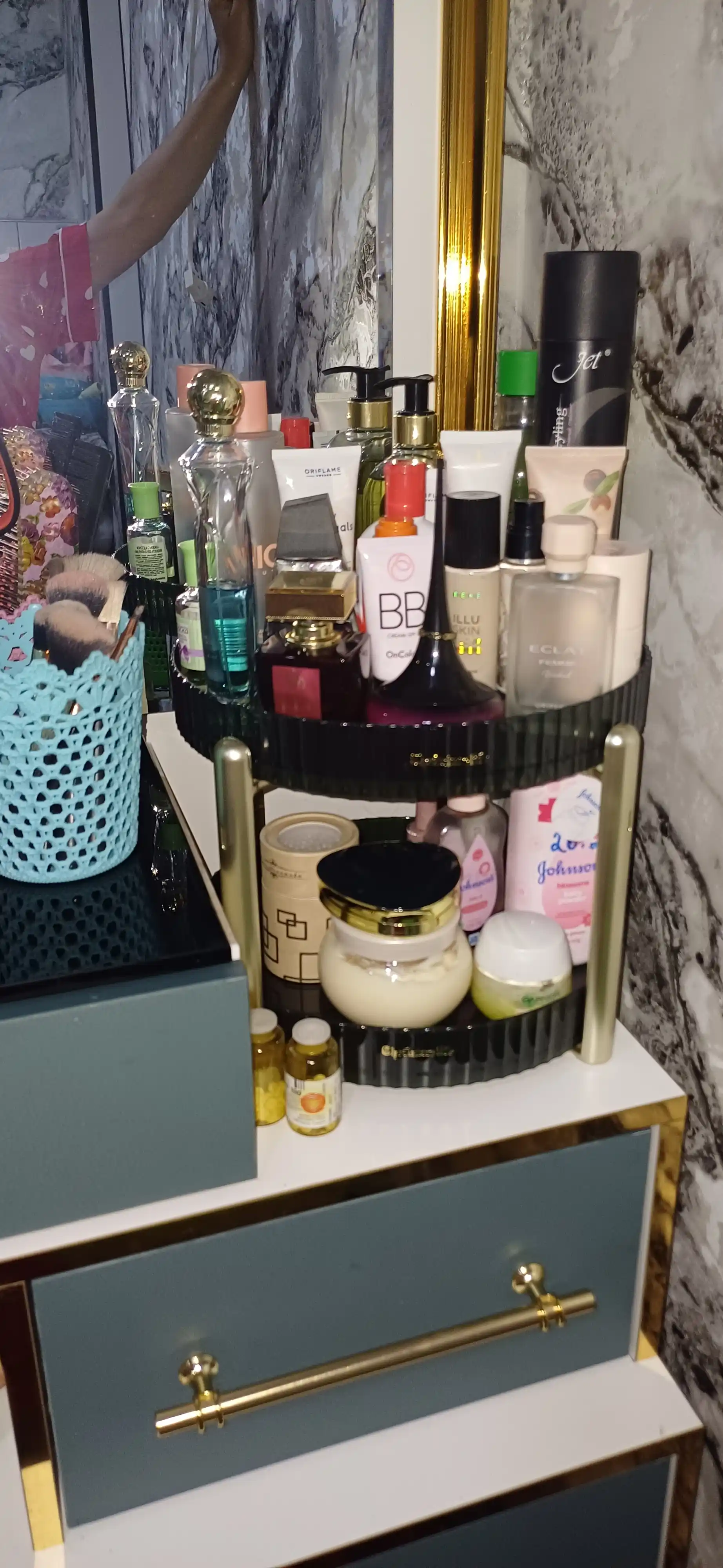 Органайзер для косметики, кухни, вращающийся