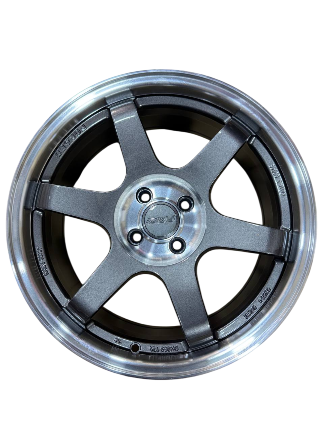 Asaman Rays Silver Grey 17R 4/100 7.5J Диски - 