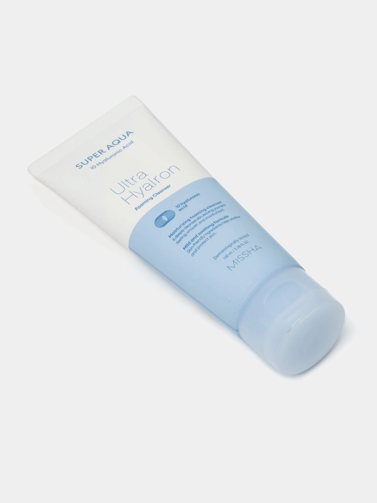 Пенка для умывания Super Aqua Ultra Hyalron Cleansing Foam 100мл - 