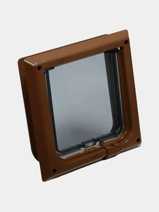 Mushuklar va kichik itlar uchun kirish eshigi, 14,5 x 14,5 sm - 