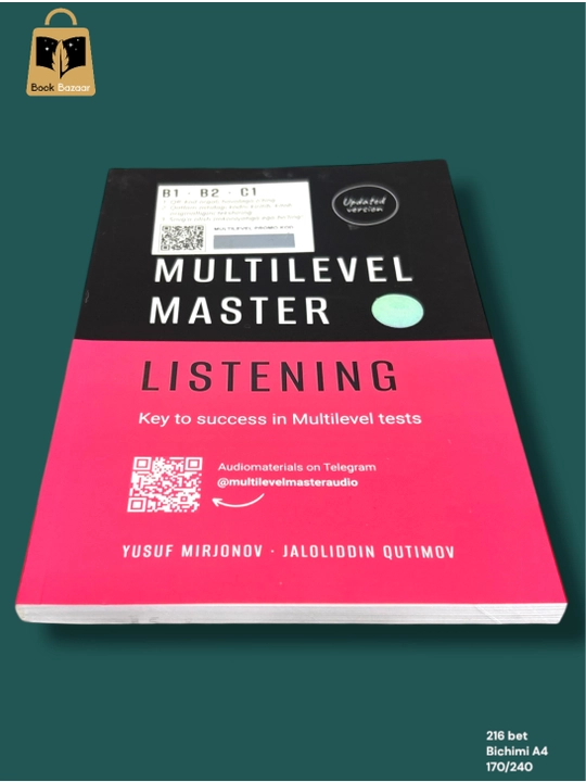 "Multilevel Master" - Yusuf Mirjonovdan IELTS va CEFR uchun kompleks tayyorgarlik