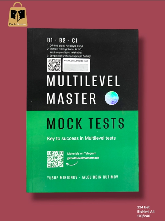 "Multilevel Master" - Yusuf Mirjonovdan IELTS va CEFR uchun kompleks tayyorgarlik - 