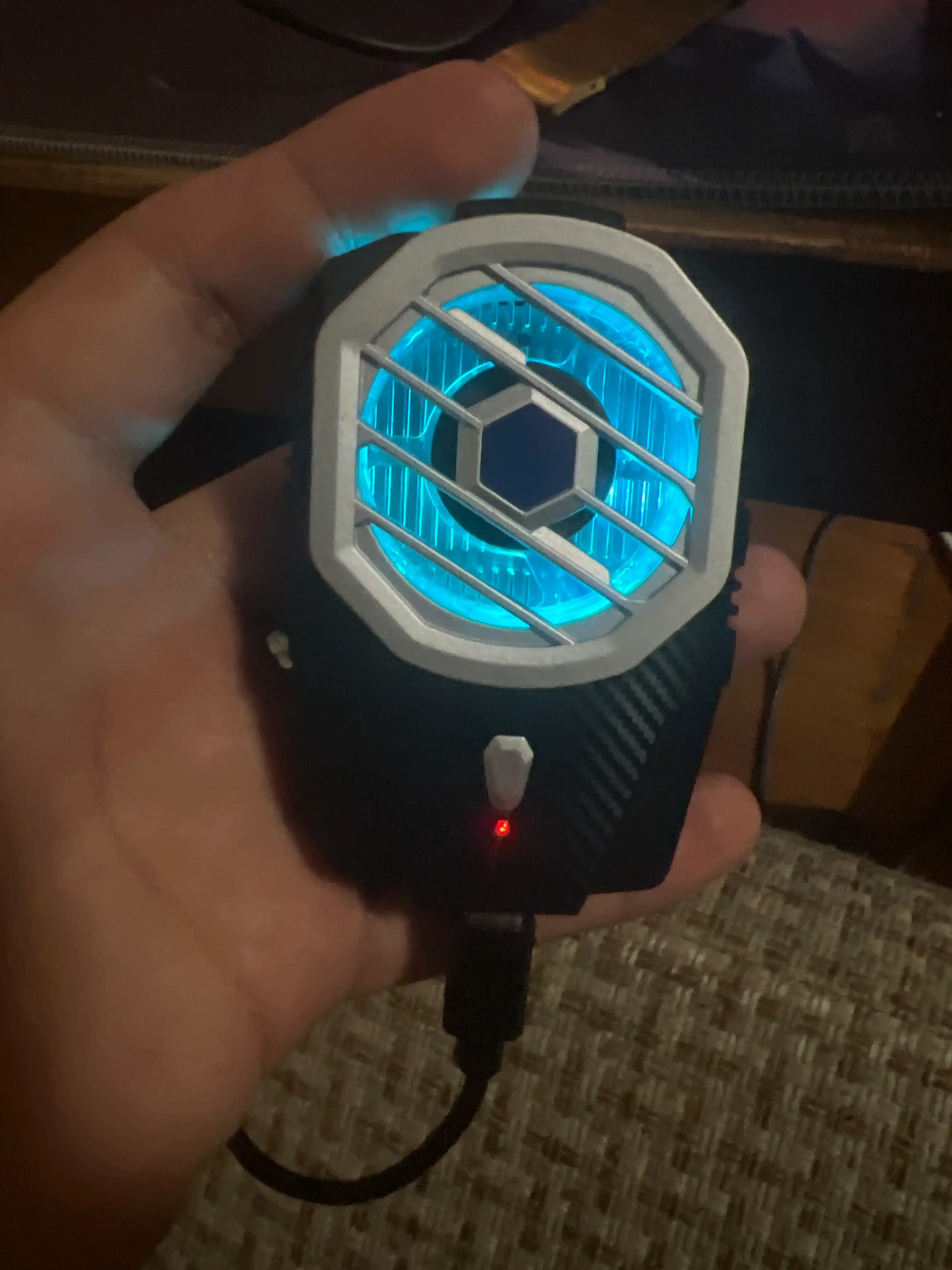 Telefon uchun kuler, -3 gacha PUBG Standoff DOTA Brawl Stars o'yinlari uchun sovutgich USB