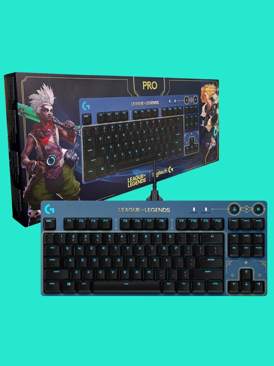Logitech G PRO LOL Edition – геймерская клавиатура, с GX Brown переключателями, RGB  TKL - 
