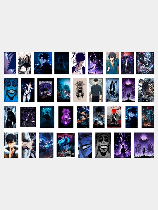 Stikerlar Anime Naruto, Bleach, Jujutsu Kaisen, Demon Slayer, Attack on Titan, 50 xil
