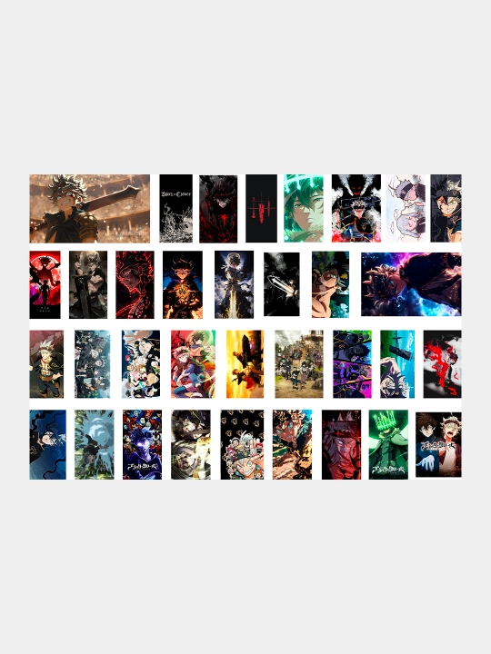 Stikerlar Anime Naruto, Bleach, Jujutsu Kaisen, Demon Slayer, Attack on Titan, 50 xil
