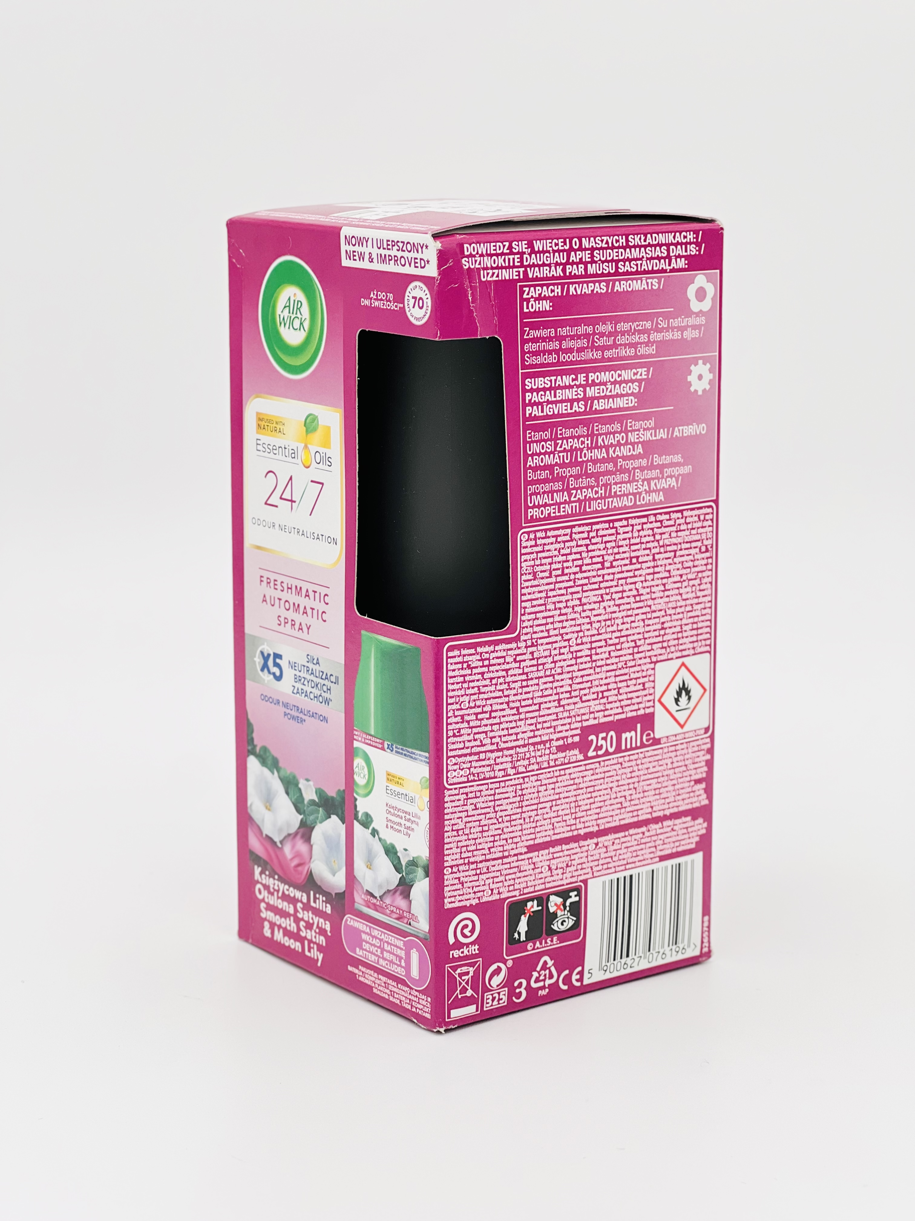 Air Wick Freshmatic Avtomatik havo spreyi hidli "Lunnaia liliia"