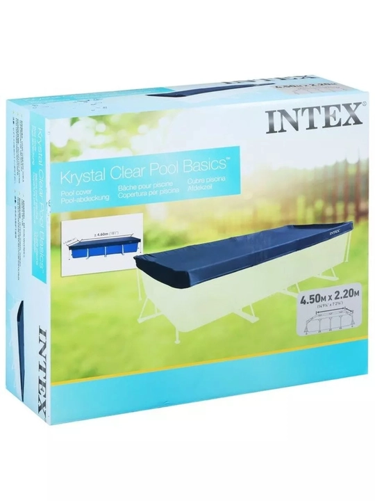 Тент Intex для каркасного бассейна, ø 3,05 м; 3,66 м; 3х2 м; 4,50х2,20 м, чехол на бассейн