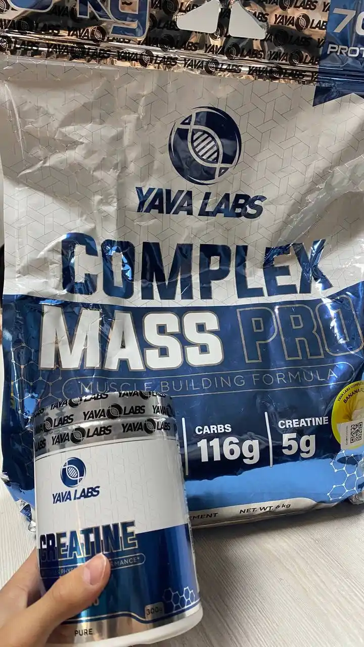 Гейнер YAVA LABS GAINER COMPLEX MASS 6KG для набора веса